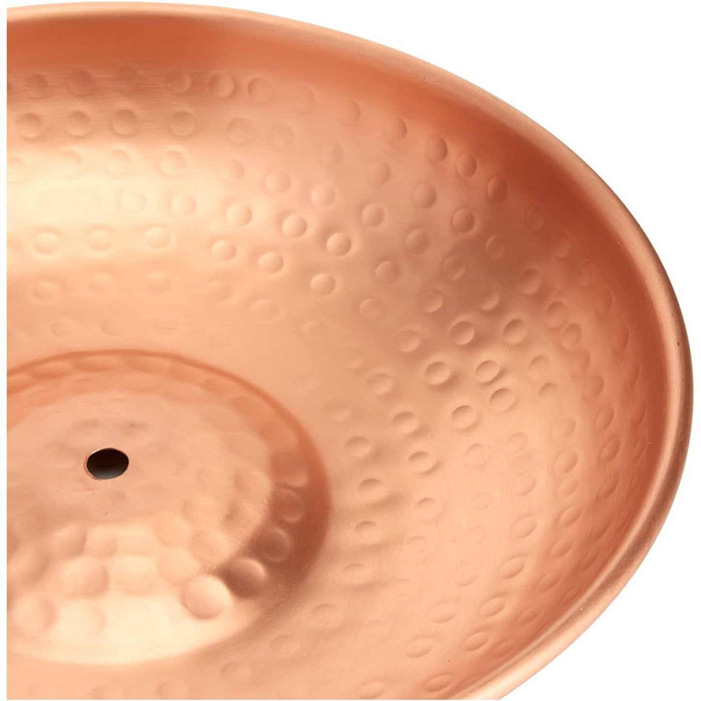 8.5 ft. Copper Umbrella Rain Chain with Optional Basin BUNDLE