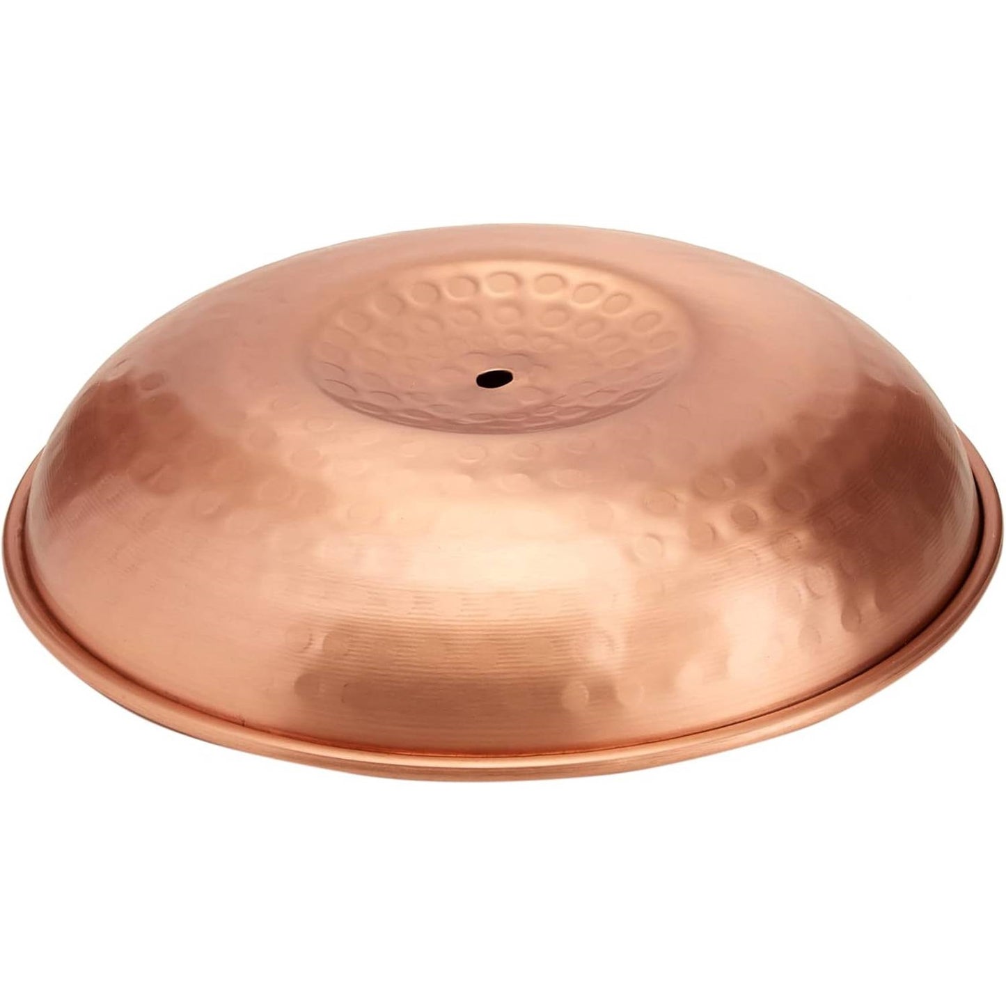 8.5 ft. Copper Umbrella Rain Chain with Optional Basin BUNDLE