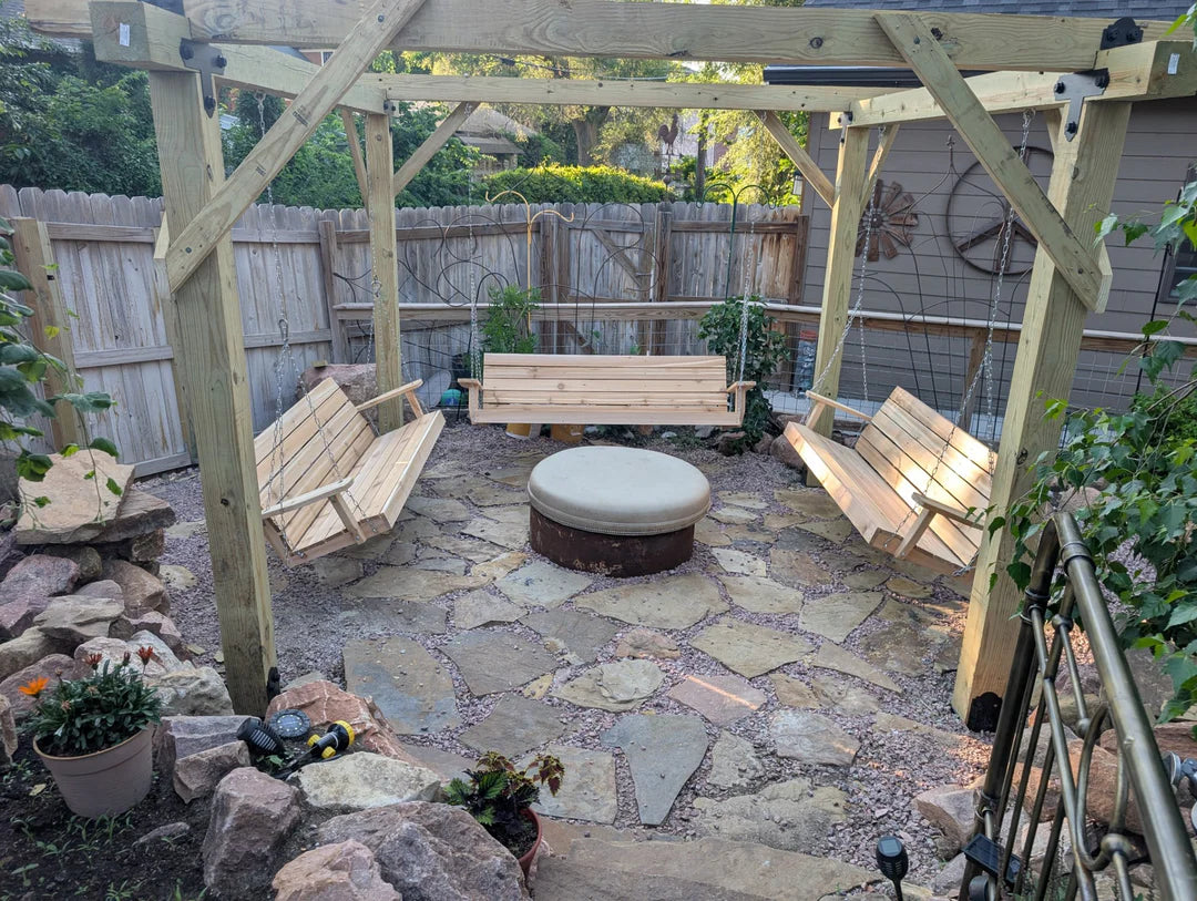 4-Ft Cedar Porch Swing