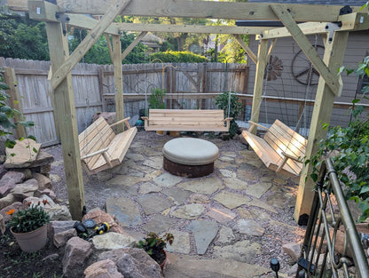 4-Ft Cedar Porch Swing